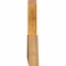 Ekena Millwork Portland Rough Sawn Timber Gable Bracket, Western Red Cedar, 84"W x 14"H x 2"D x 6"F, 4/12 Pitch GBW084X14X0206POR00RWR - alternate 3